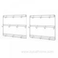 2 Packs Wall Mounted Metal Mug Rack